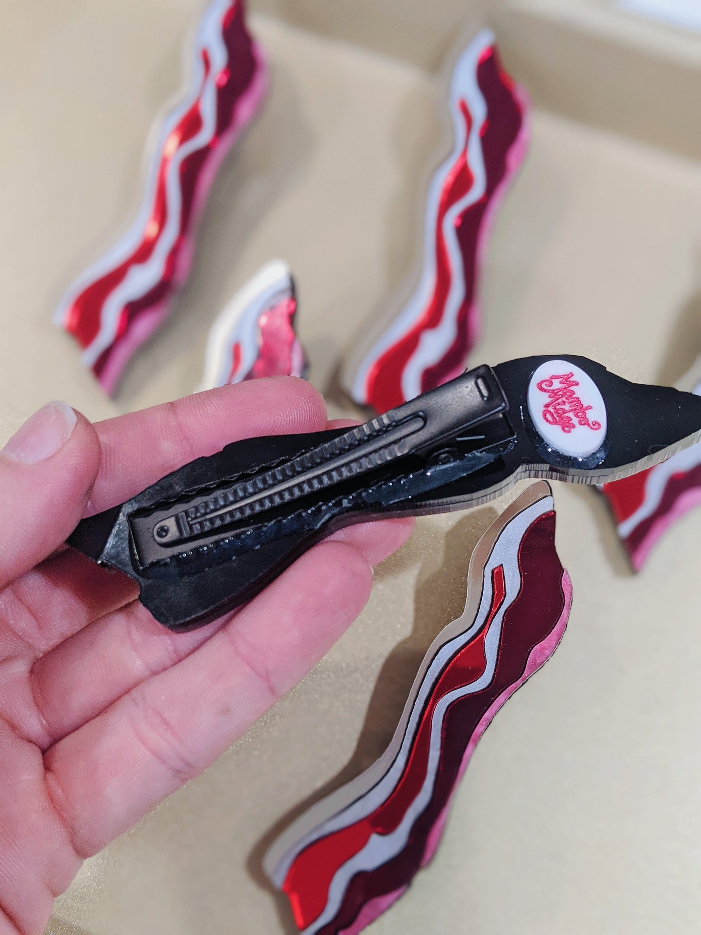 Bacon Hair Clip