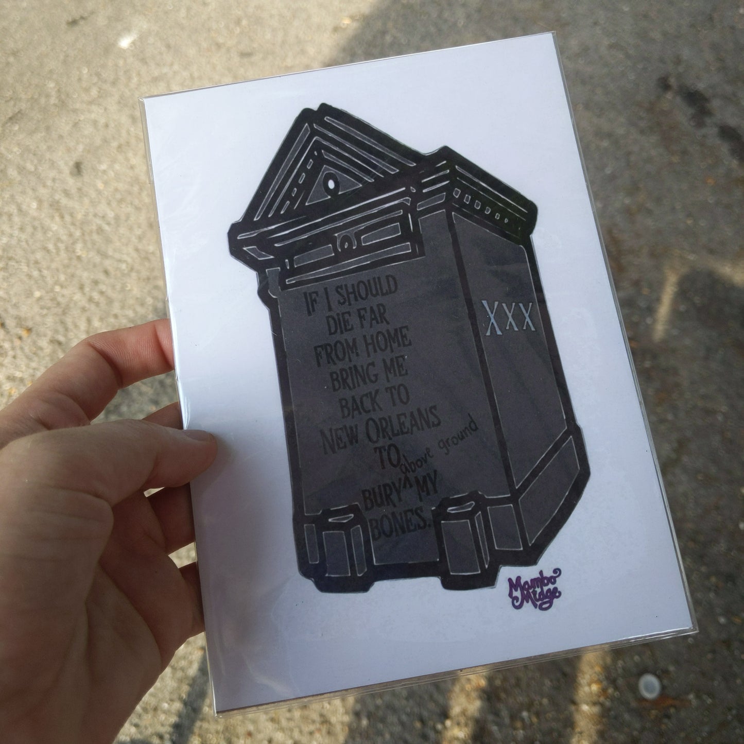 Bury Me in NOLA Print