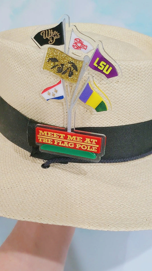 BYO Flag Pole Pin